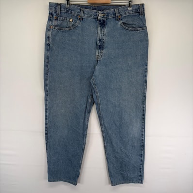 古着 リーバイス Levi's デニム パンツ 5ポケット 550 大きいサイズ テーパード ジッパーフライ W40 L32 ブルー系 メンズ