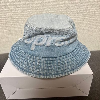 Supreme Fade Jacquard Denim Crusher "Blue"