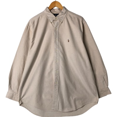 古着 ラルフローレン Ralph Lauren YARMOUTH 長袖 ボタンダウンシャツ メンズXL相当/eaa560107