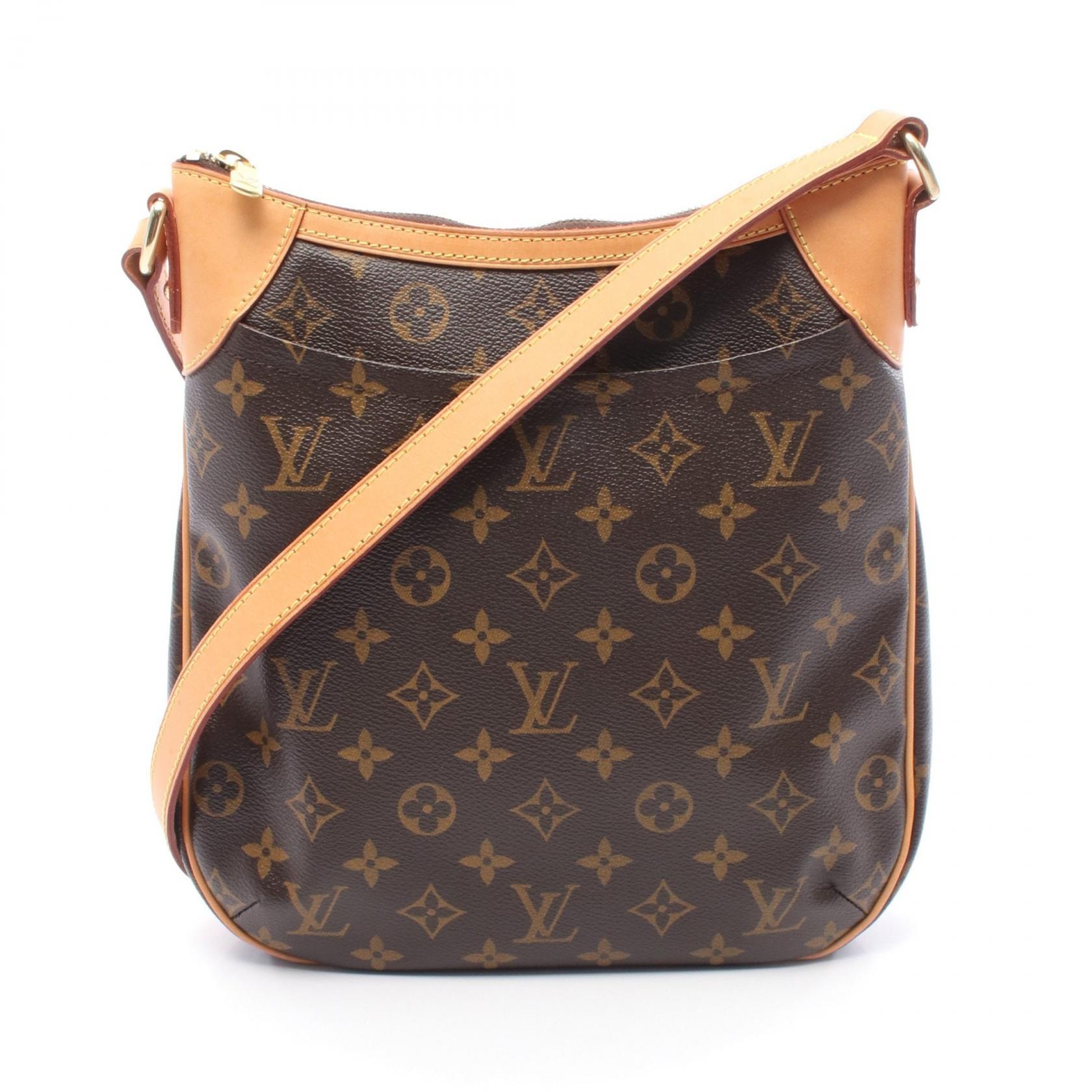 ルイ・ヴィトン LOUIS VUITTON オデオンPM ショルダーバッグ バッグ PVCコーティングキャンバス レザー モノグラム レディース ブラウン系 M56390 【中古】