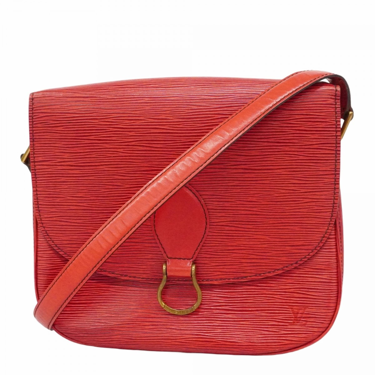 【6dc3681-k】ルイヴィトン ショルダーバッグ エピ サンクルー M52197 カスティリアンレッド【中古】レディース