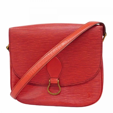 【6dc3681-k】ルイヴィトン ショルダーバッグ エピ サンクルー M52197 カスティリアンレッド【中古】レディース