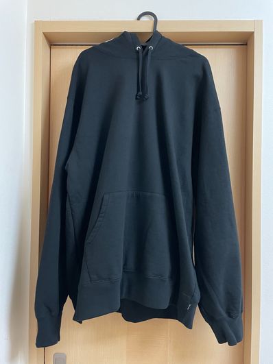Supreme Contrast Hooded Sweatshirt "Black"