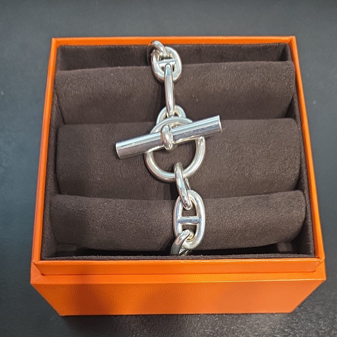 エルメス シェーヌダンクル GM ブレスレット 