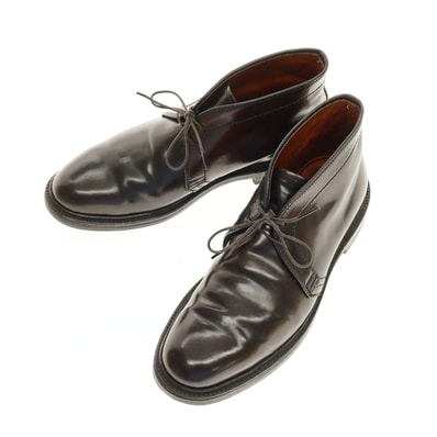【中古】オールデン ALDEN TASSELS別注 1340 コードバン チャッカブーツ ダークブラウン【サイズ7 1/2D】【メンズ】