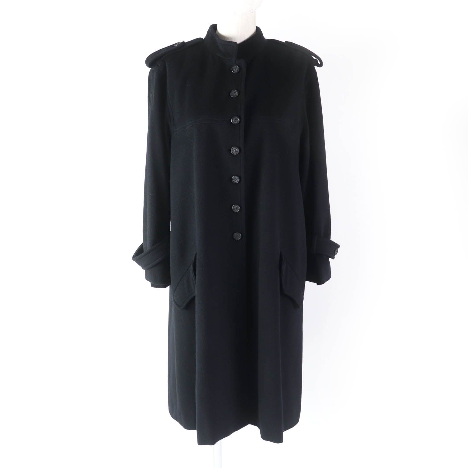 シャネル
 コート ブラック レディース 36 05A P26790