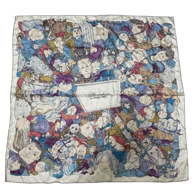 エルメス HERMES カレ90 メタモルフォーゼ スカーフ シルク レディース