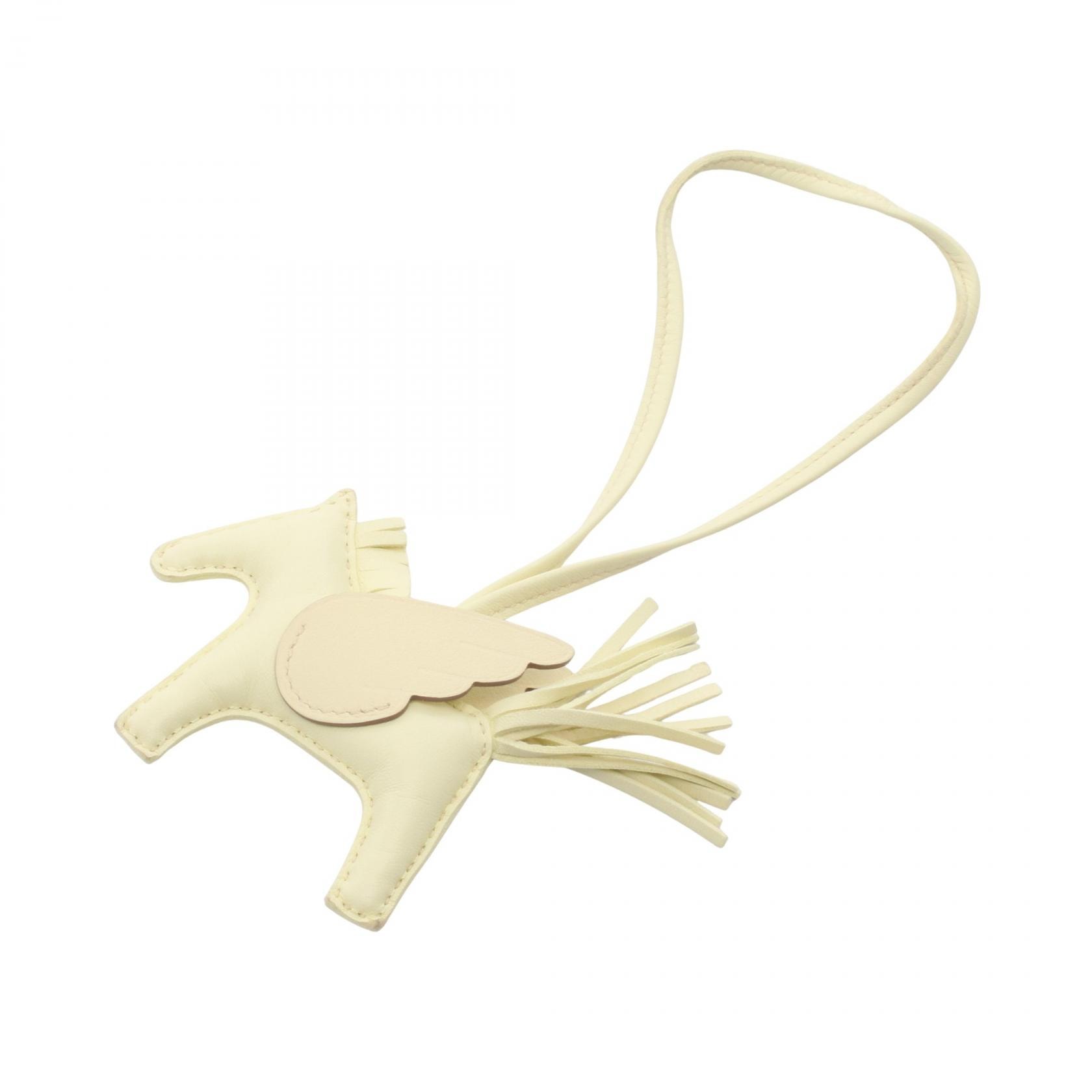 エルメス HERMES ロデオペガサスPM ジョーヌミルトン チャーム アクセサリー アニョーミロ / ヴォースイフト アニョーミロ W刻印(2024年製造) レディース イエロー系 【中古】