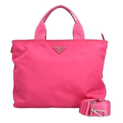 プラダ ショルダーバッグ ナイロン BN2867 ピンク レディース PRADA 中古