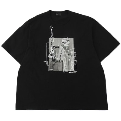 カラー 25ss コットン Tシャツ トップス メンズ ブラック 2 25WCM-T05204 2