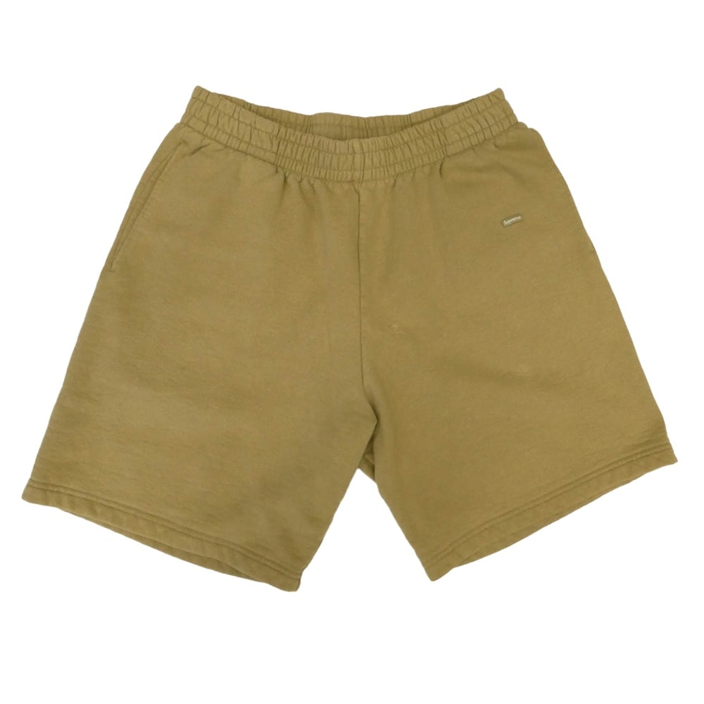 Supreme シュプリーム 23AW Small Box Sweatshort スモールボックスロゴ スウェット ショーツ ハーフパンツ ベージュ系 M【中古】