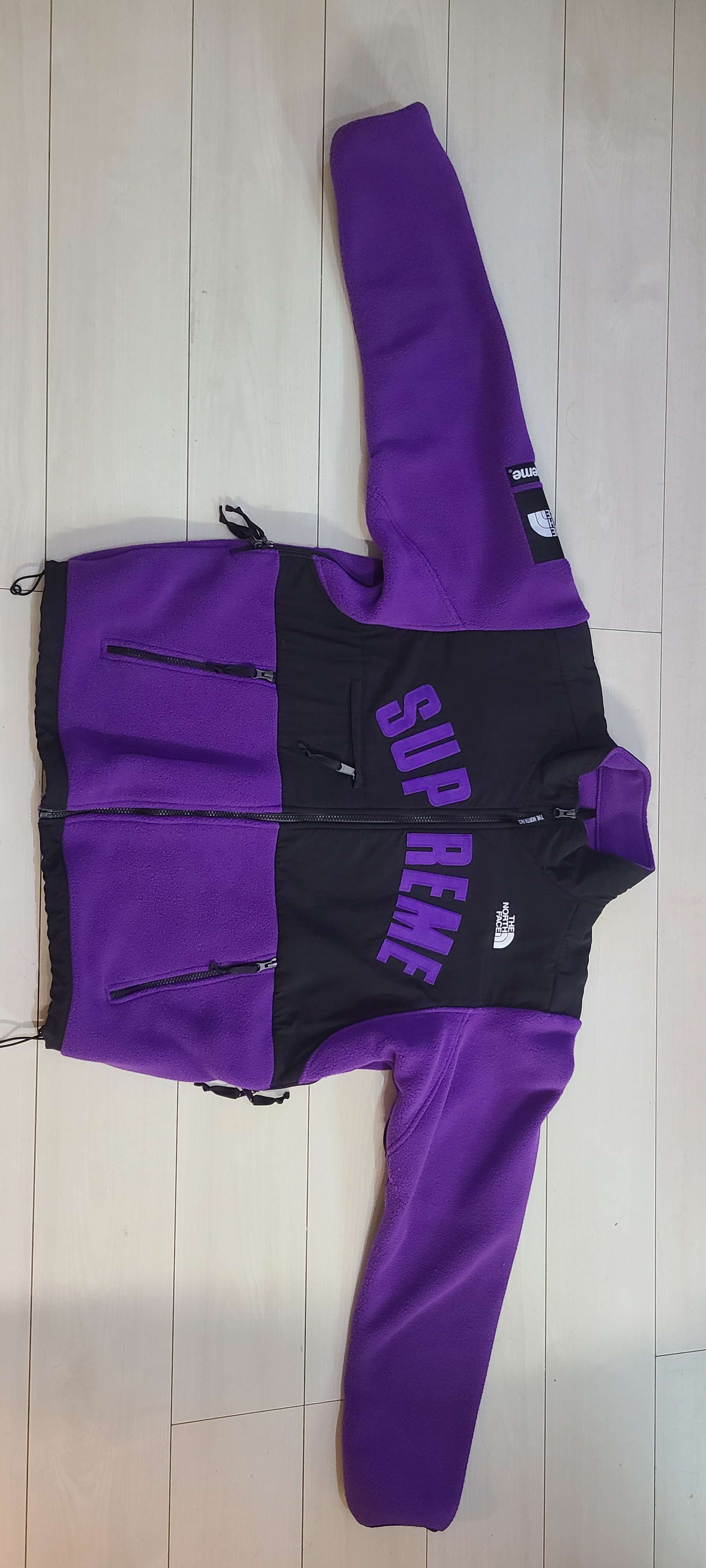 Supreme x The North Face Arc Logo Denali Fleece Jacket "Purple"