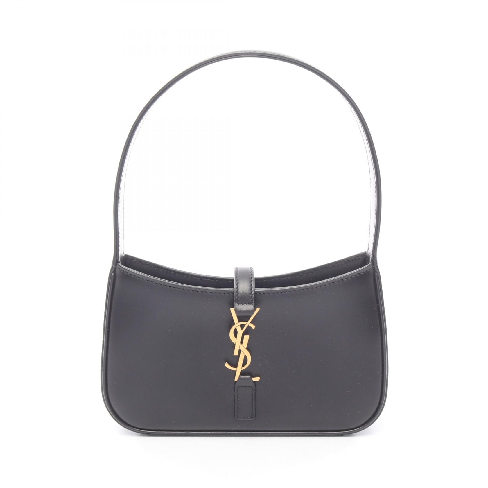 サンローランパリ SAINT LAURENT PARIS ミニ ホーボー LE 5 A 7 ハンドバッグ バッグ レザー レディース ブラック系 7103182R20W1000 【新品】