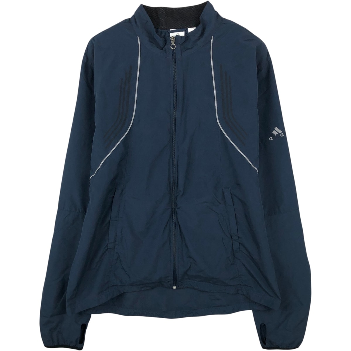D (傷や汚れあり)】古着 00年代 アディダス adidas リフレクター付き