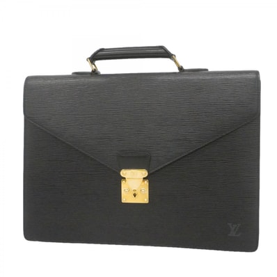 ★SALE【6fd4967】ルイヴィトン ビジネスバッグ エピ セルヴィエットアンバサダー M54412 ノワール【中古】メンズ