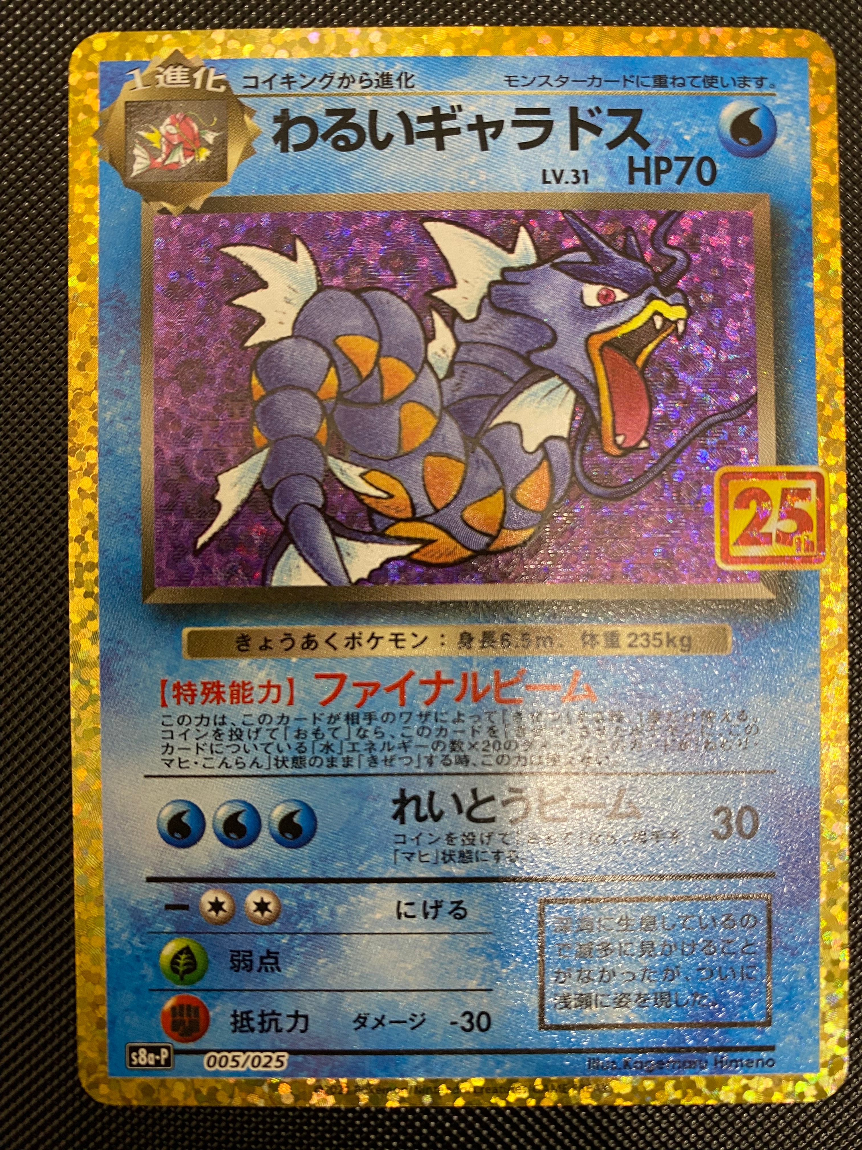 わるいギャラドス: プロモ[S8a-P 005/025](プロモカードパック 25th ANNIVERSARY edition)