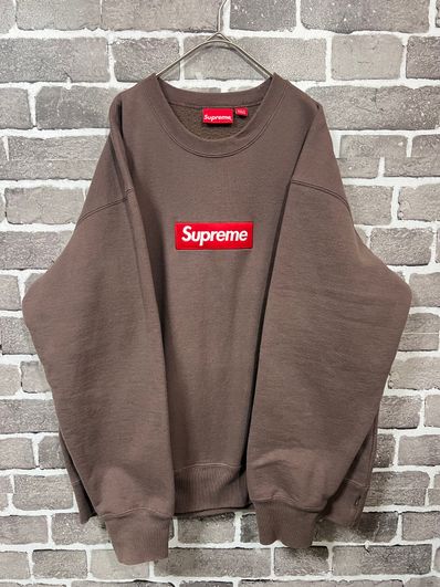 Supreme Box Logo Crewneck "Brown" (22FW)