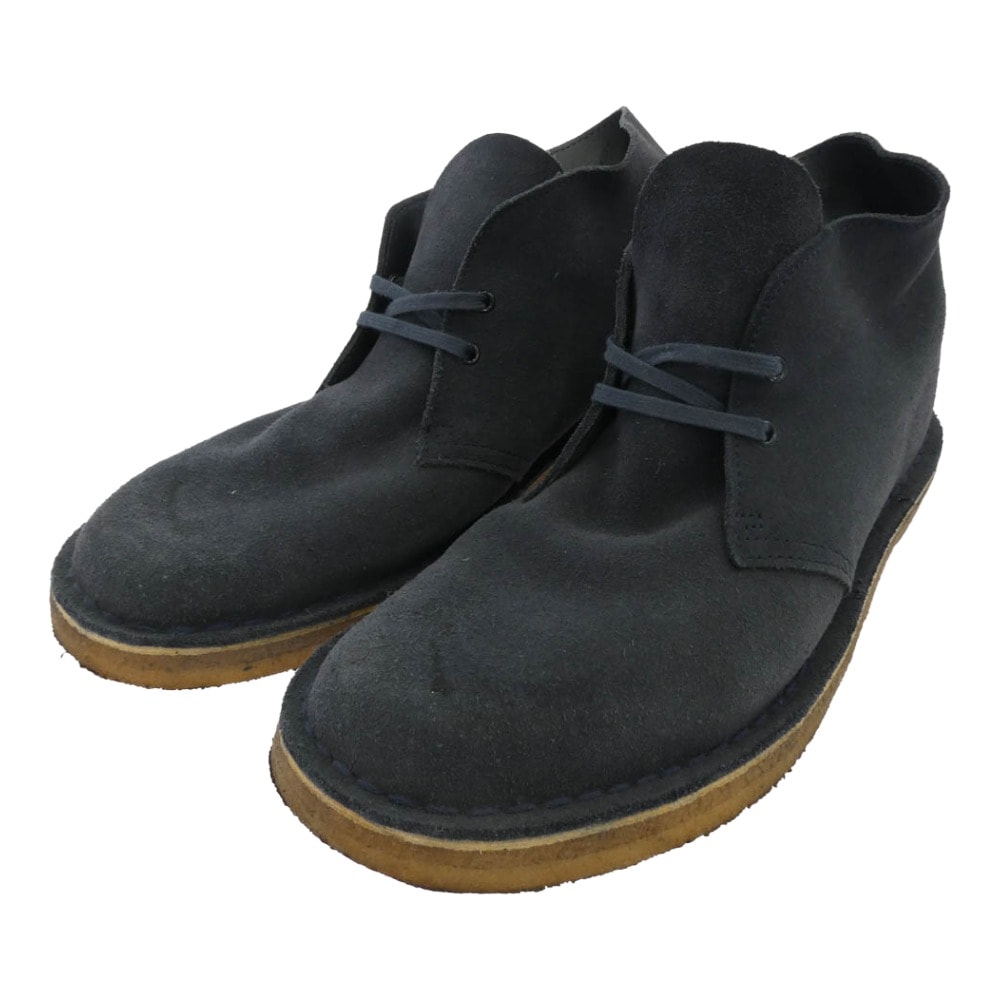 Clarks クラークス ブーツ 21621 Desert Boot スエード デザート ブーツ グレー系 US9【中古】