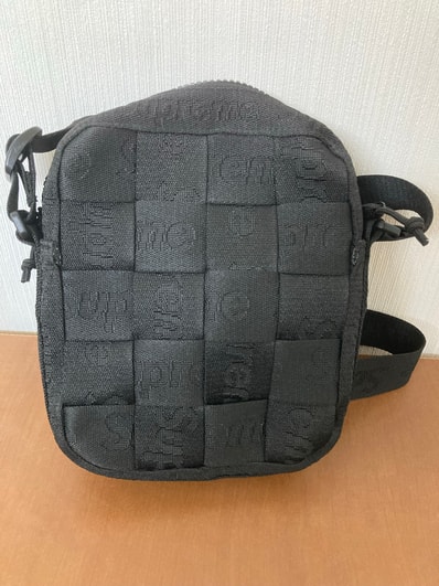 Supreme Woven Shoulder Bag "Black" (23SS)