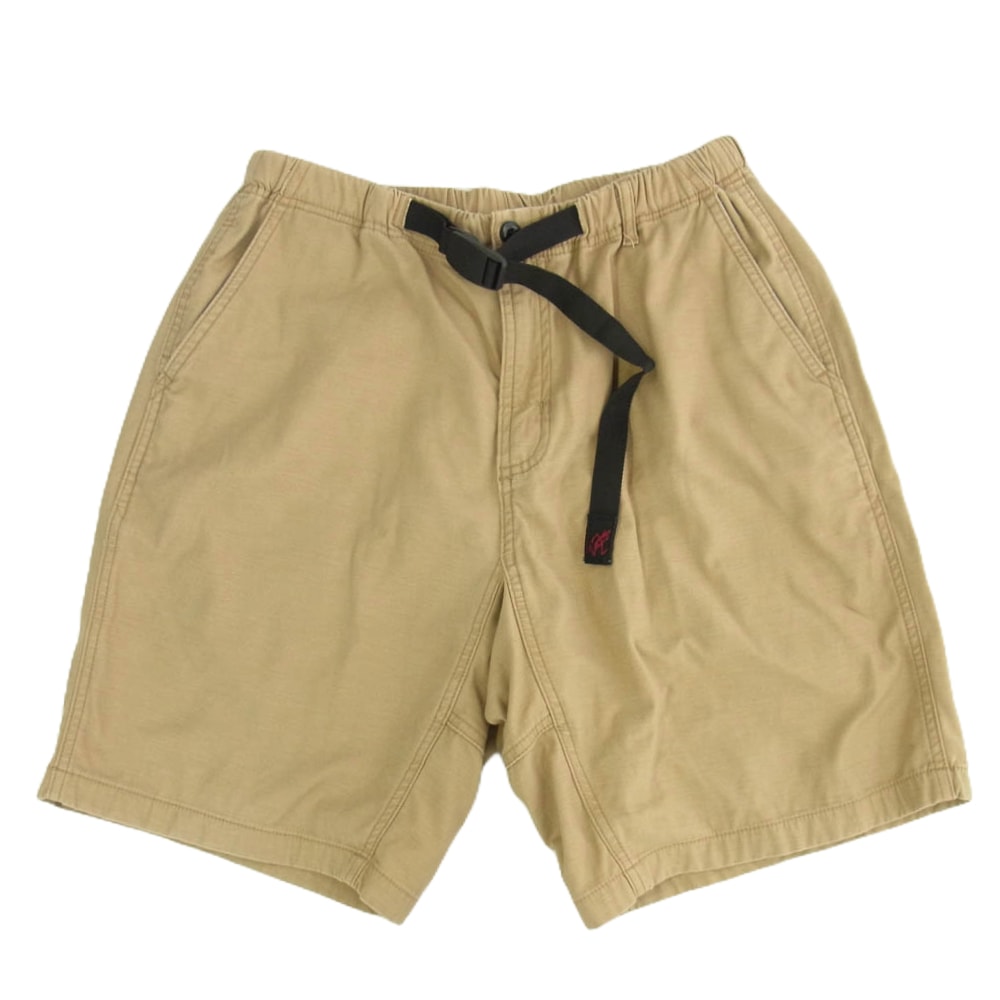 Gramicci グラミチ パンツ TYPY002 × CIAOPANIC チャオパニック コットン ショート パンツ ベージュ系 M【中古】