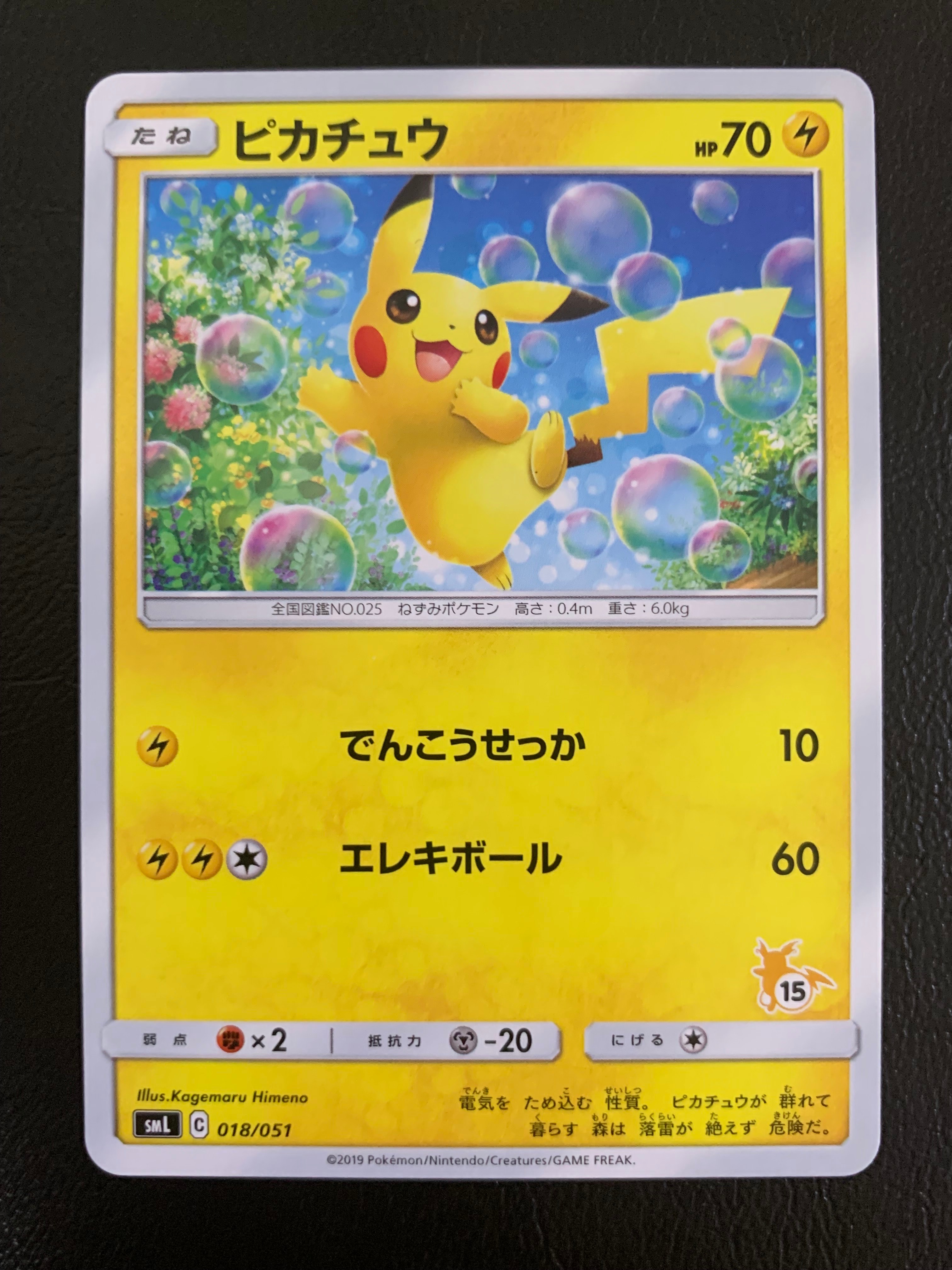 PSA10】ピカチュウ (15)[SML 018/051](サン&ムーン「ファミリー
