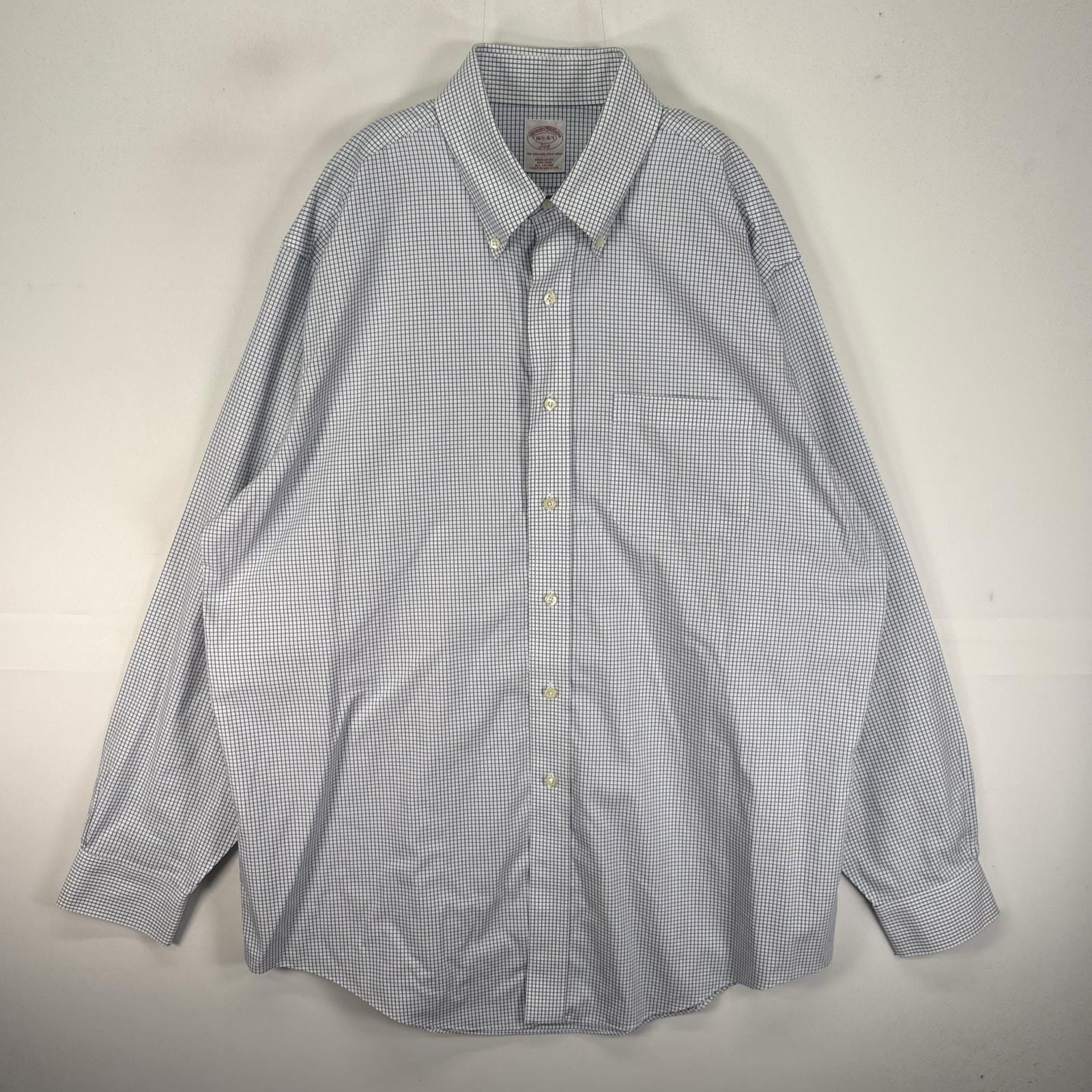 古着 ブルックスブラザーズ Brooks Brothers 長袖シャツ 胸ポケット L ブルー系 チェック メンズ