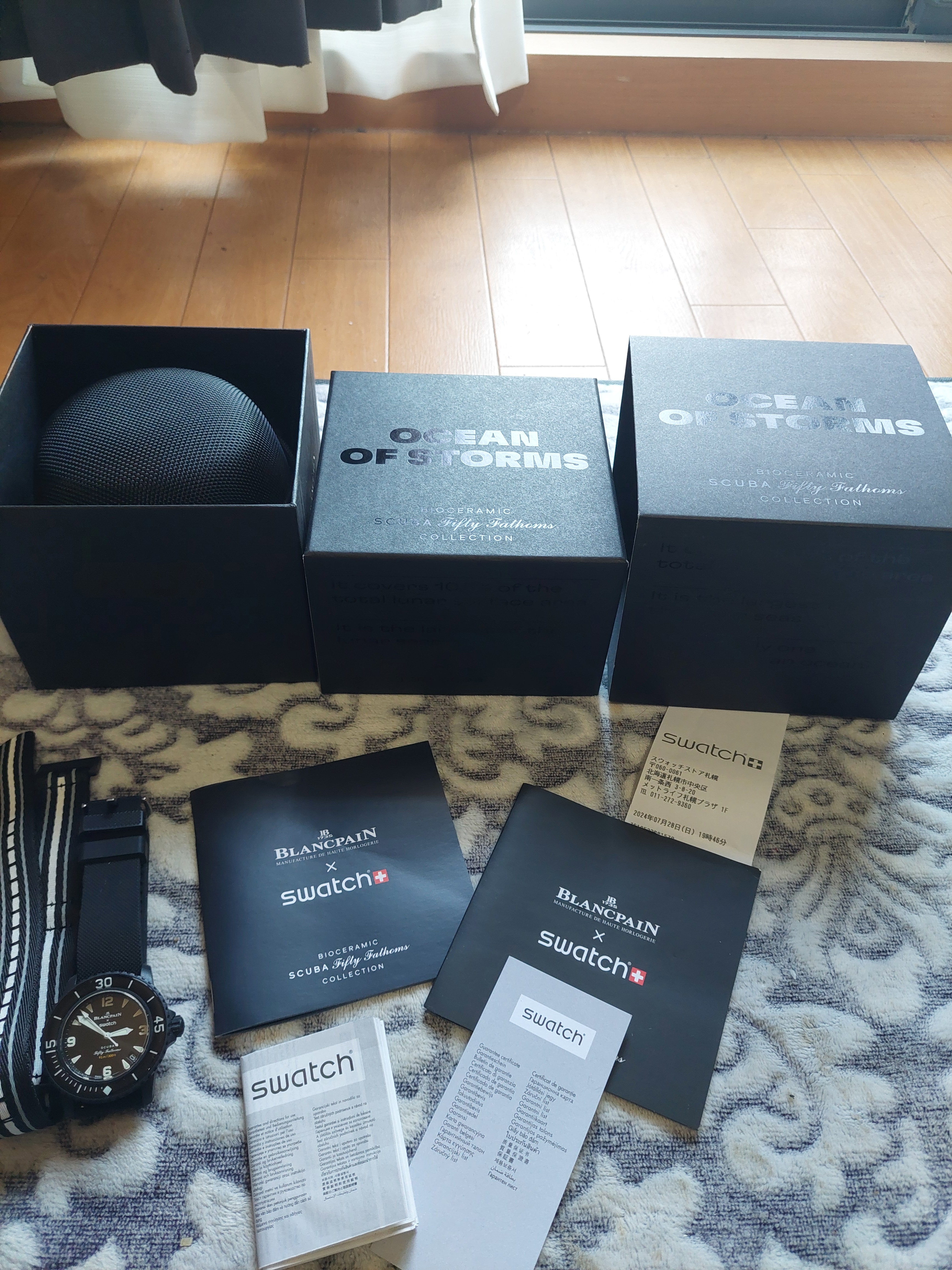 Blancpain x Swatch Bioceramic Scuba Fifty Fathoms Collection "Ocean of Storms"