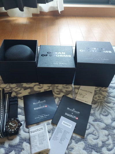 Blancpain x Swatch Bioceramic Scuba Fifty Fathoms Collection "Ocean of Storms"