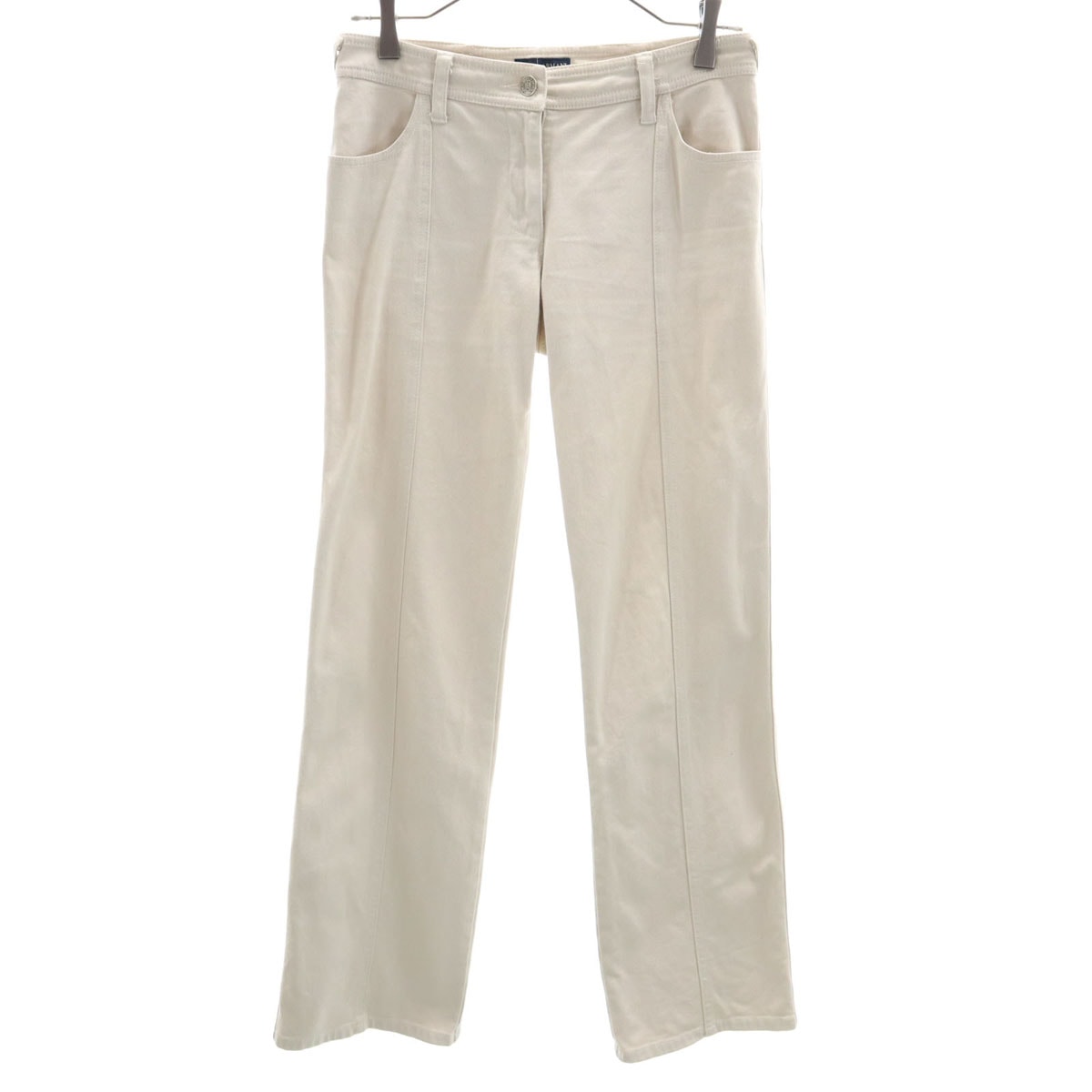 ARMANI JEANS アルマーニジーンズ イタリア製 パンツ W26 ベージュ バックリボン