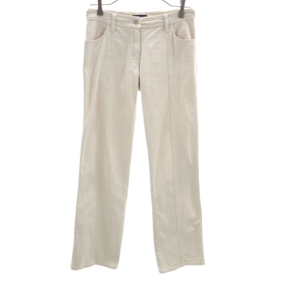 ARMANI JEANS アルマーニジーンズ イタリア製 パンツ W26 ベージュ バックリボン