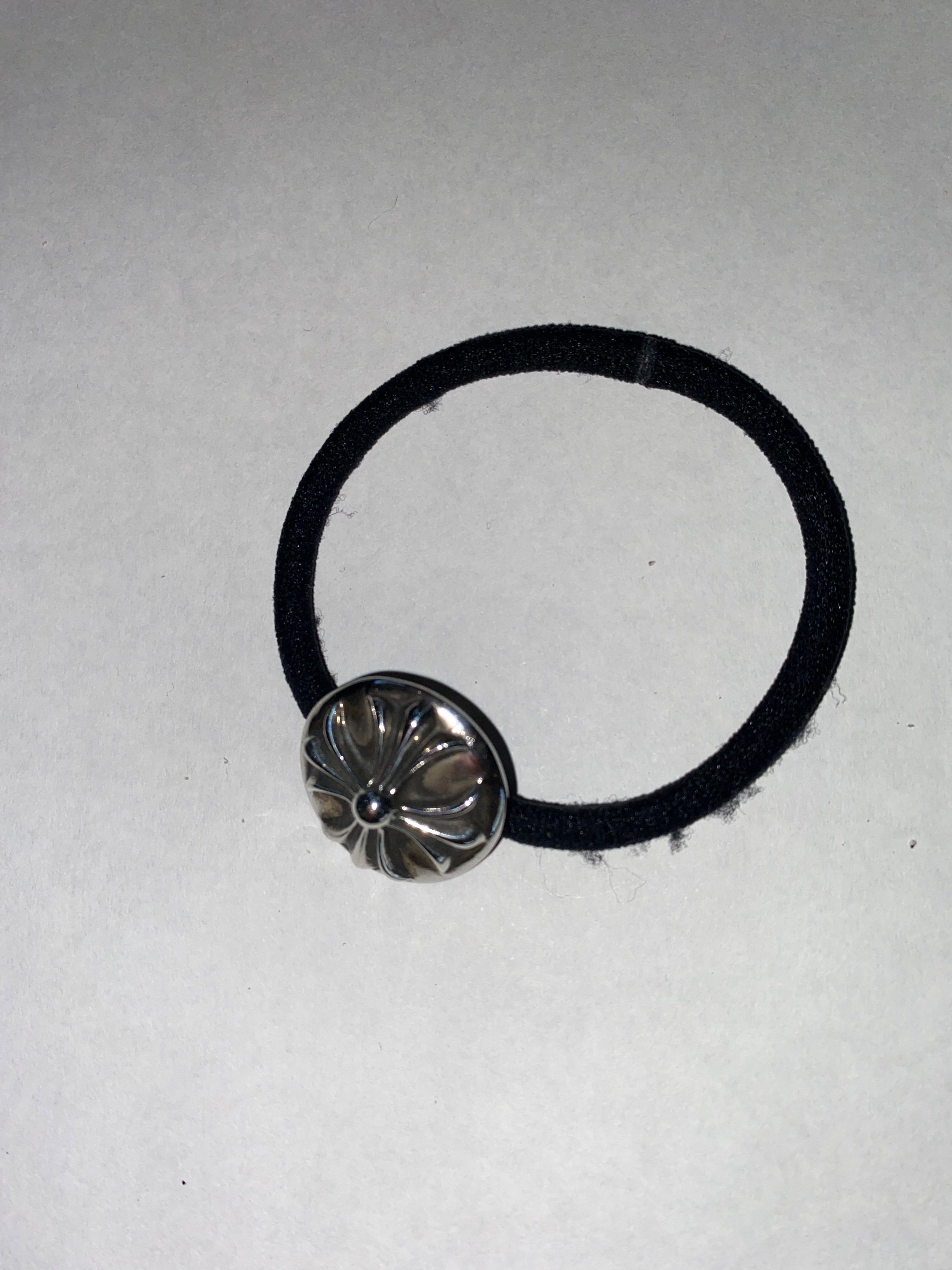 Chrome Hearts Hair Band # 2 Cross Bracelet "Black"
