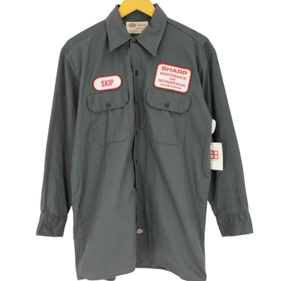 企業ワッペン L/S ワークシャツ【1142783643070】