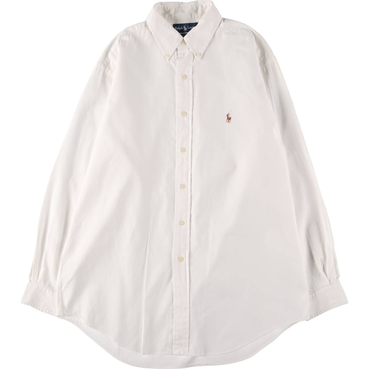 古着 ラルフローレン Ralph Lauren YARMOUTH 長袖 ボタンダウンシャツ メンズXL相当/eaa533560