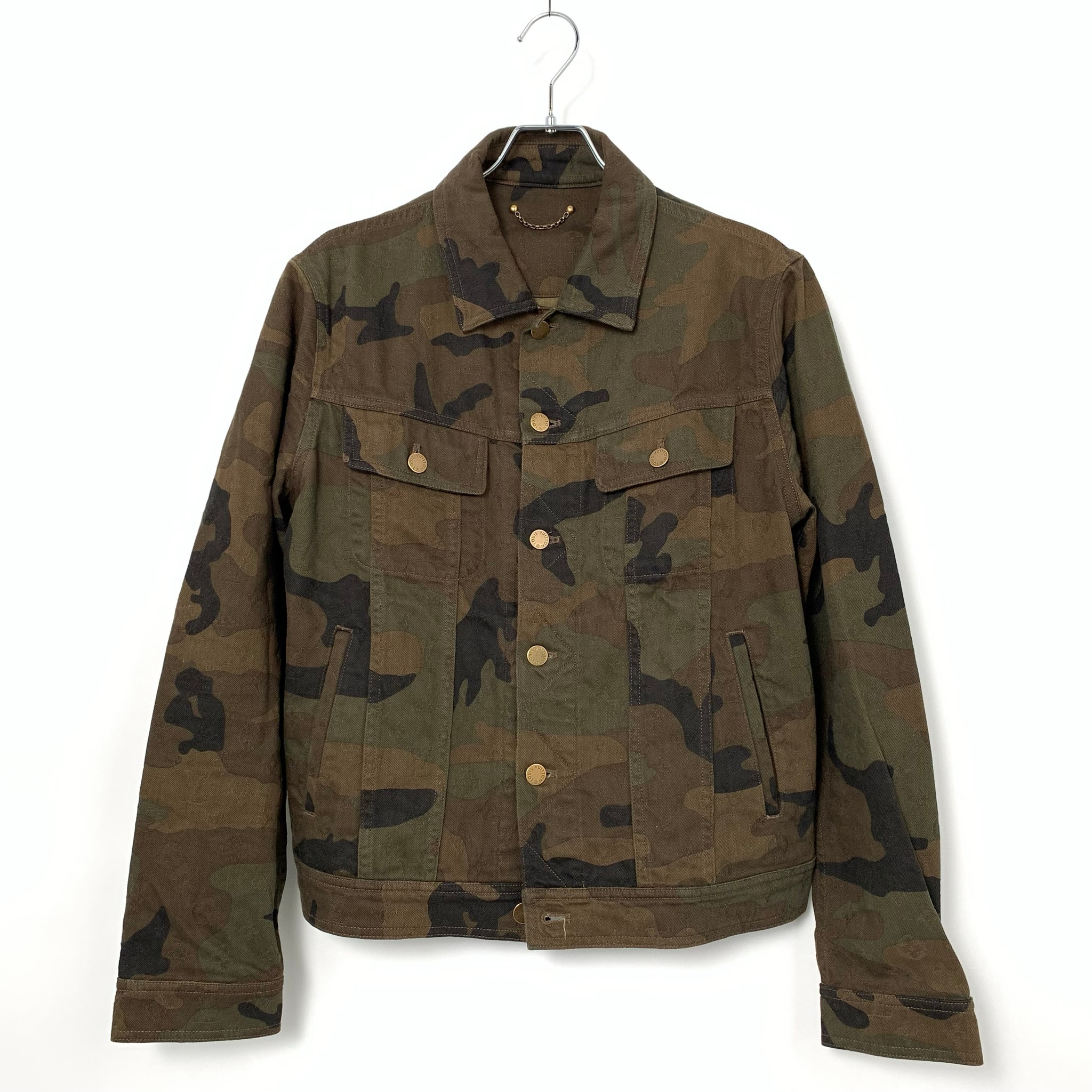 Supreme x Louis Vuitton Jacquard Denim Trucker Jacket "Camo"