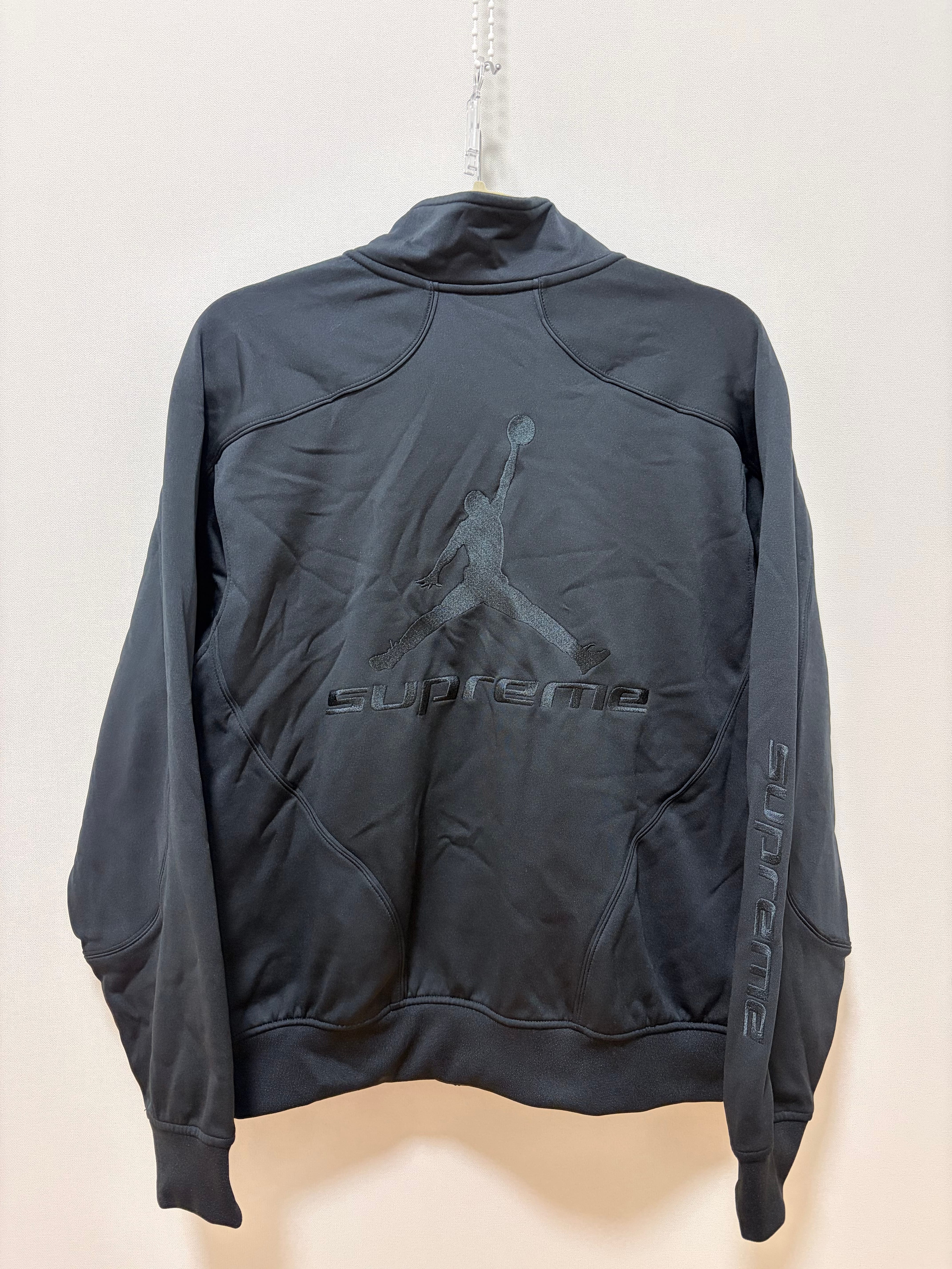 Supreme x Jordan Tricot Track Jacket "Black"