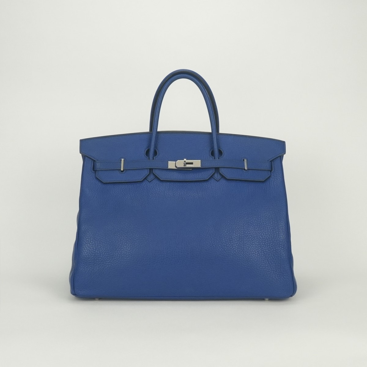 エルメス HERMES バーキン40 バーキン 40 バッグ トートバッグ トゴ ブルーフランス Blue France ブルー Blue 青 シルバー金具 ハンドバッグ トートバッグ