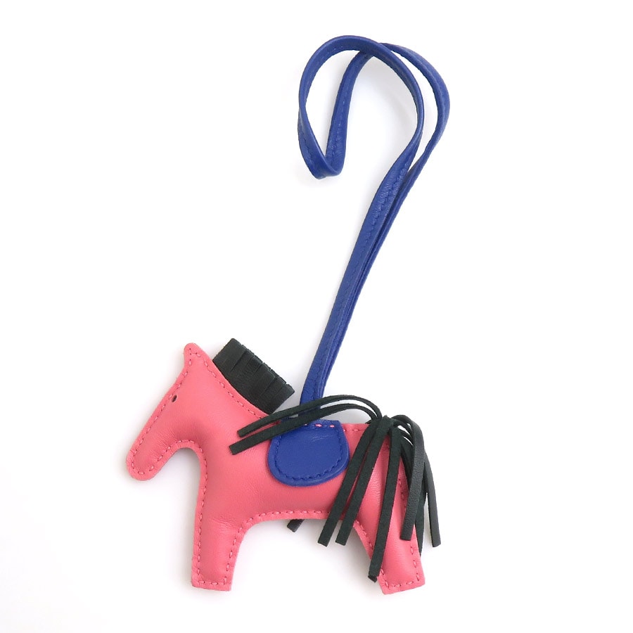 エルメス HERMES チャーム ロデオPM アニョーミロ ローズアザレ/ブルーエレクトリック/ヴェールシプレ ユニセックス【中古】 56735i