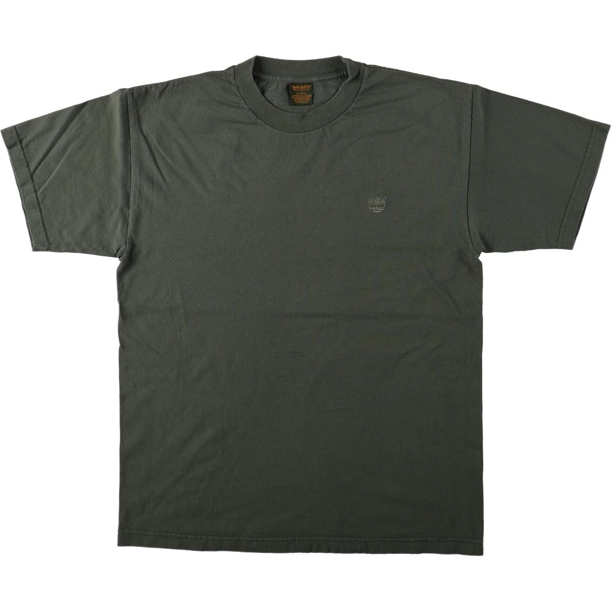 古着 90~00年代 ティンバーランド Timberland 半袖 ワンポイントロゴTシャツ USA製 メンズL相当 ヴィンテージ/eaa666880