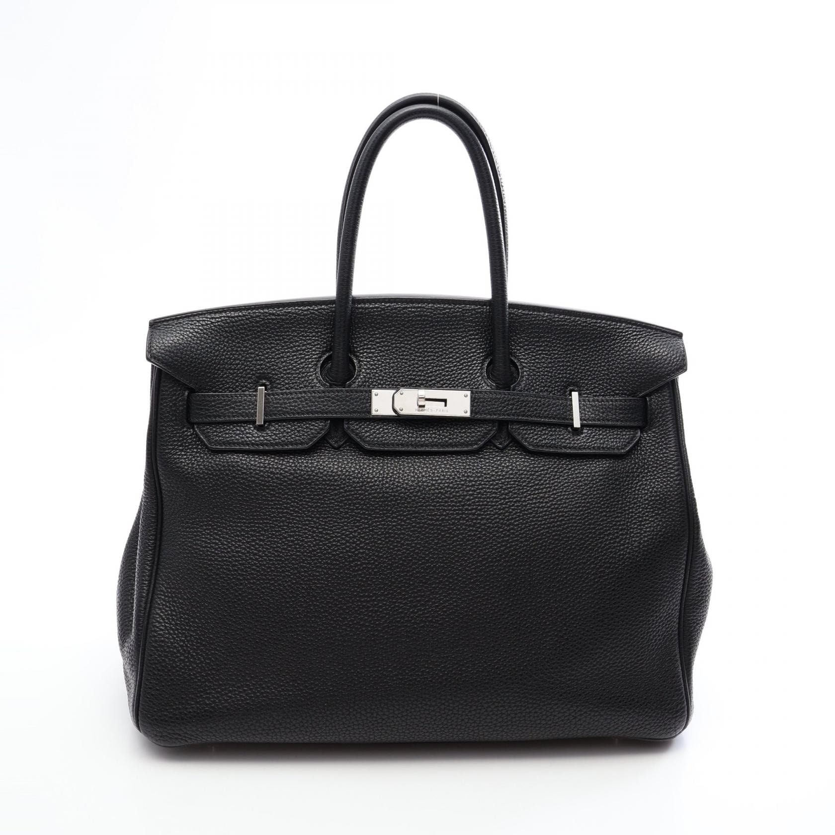 エルメス HERMES バーキン35 ハンドバッグ バッグ トゴ トゴ □K刻印(2007年製造) レディース ブラック系 【中古】