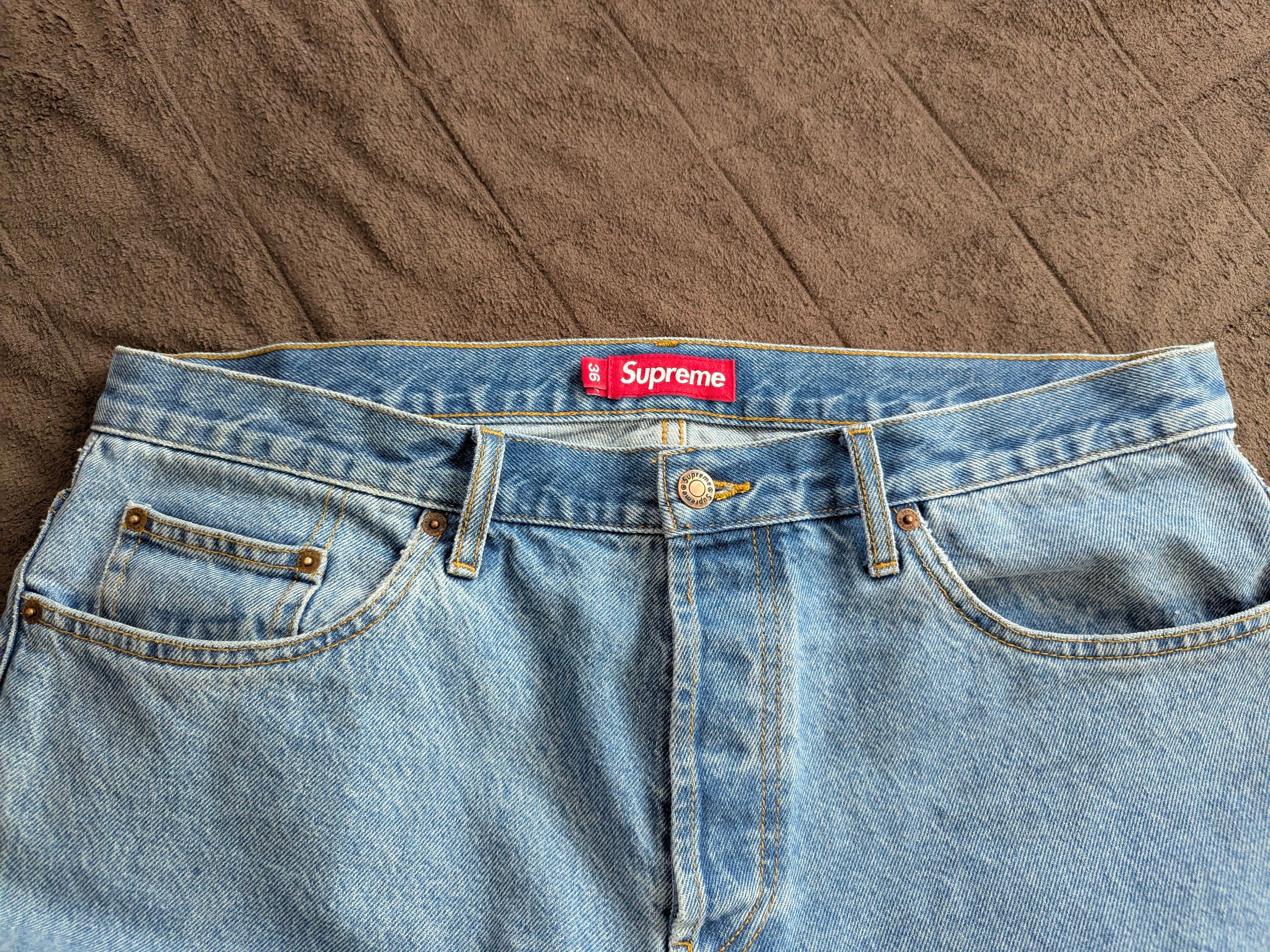 Supreme Regular Jean "Washed Indigo" (25SS)