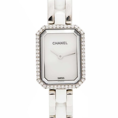 【6wdd0296】シャネル プルミエール H2132 白文字盤【中古】腕時計 レディース