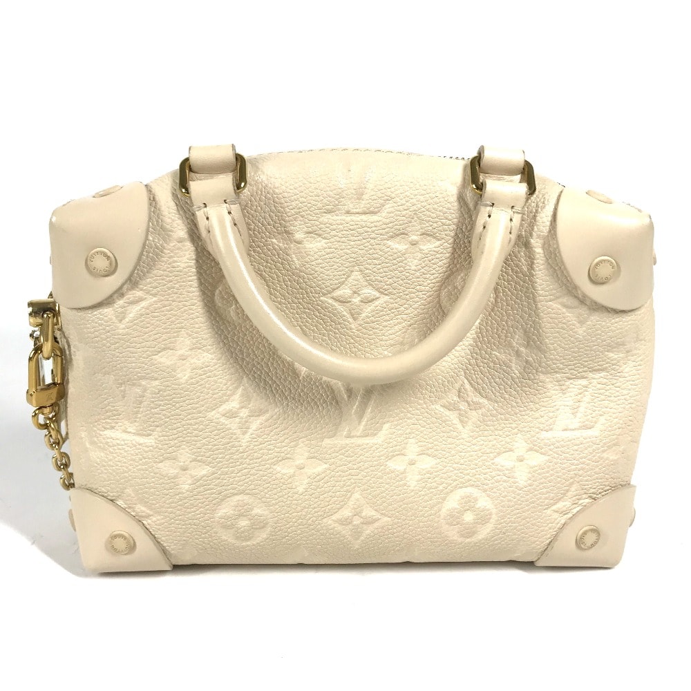 ルイヴィトン LOUIS VUITTON プティットマル スープル M45394 モノグラムアンプラント 2WAY ハンドバッグ ショルダーバッグ モノグラムアンプラントレザー クレーム ホワイト