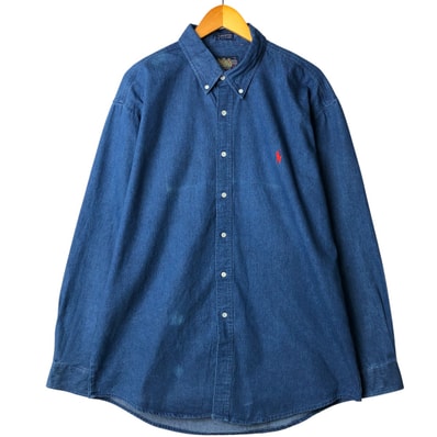 古着 リーバイス Levi's 長袖 デニムシャツ メンズXL相当/eaa590949