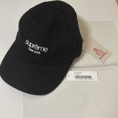 Supreme x Harris Tweed 6-Panel "Black"