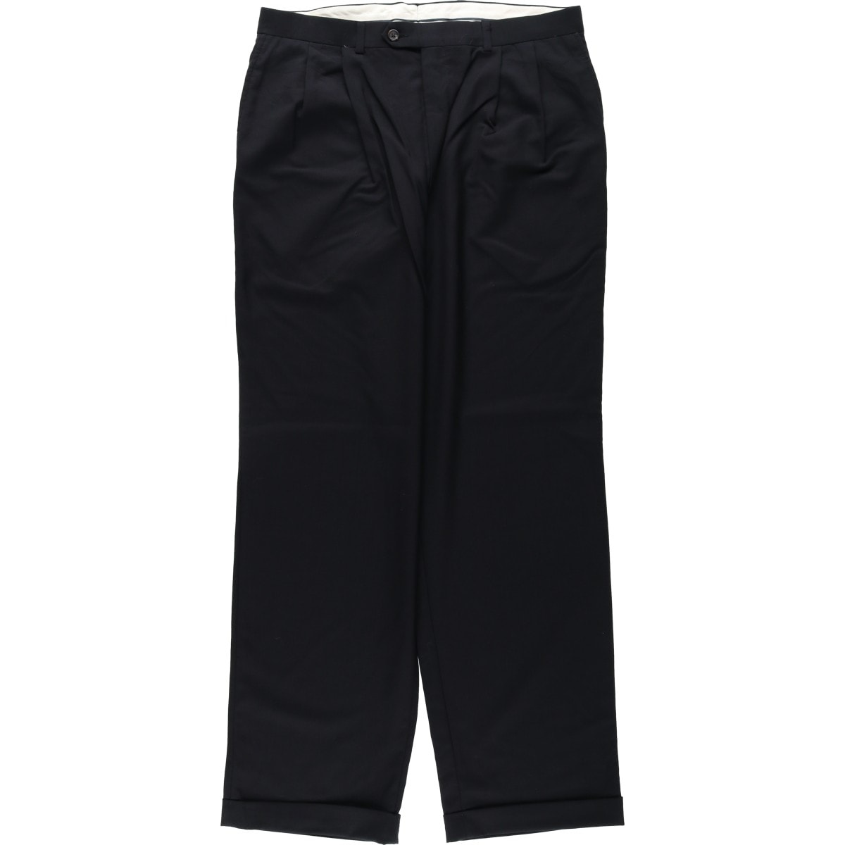 古着 ラルフローレン Ralph Lauren LAUREN ローレン TOTAL COMFORT ツータック ウールパンツ スラックス カナダ製 メンズw35相当/eaa622811