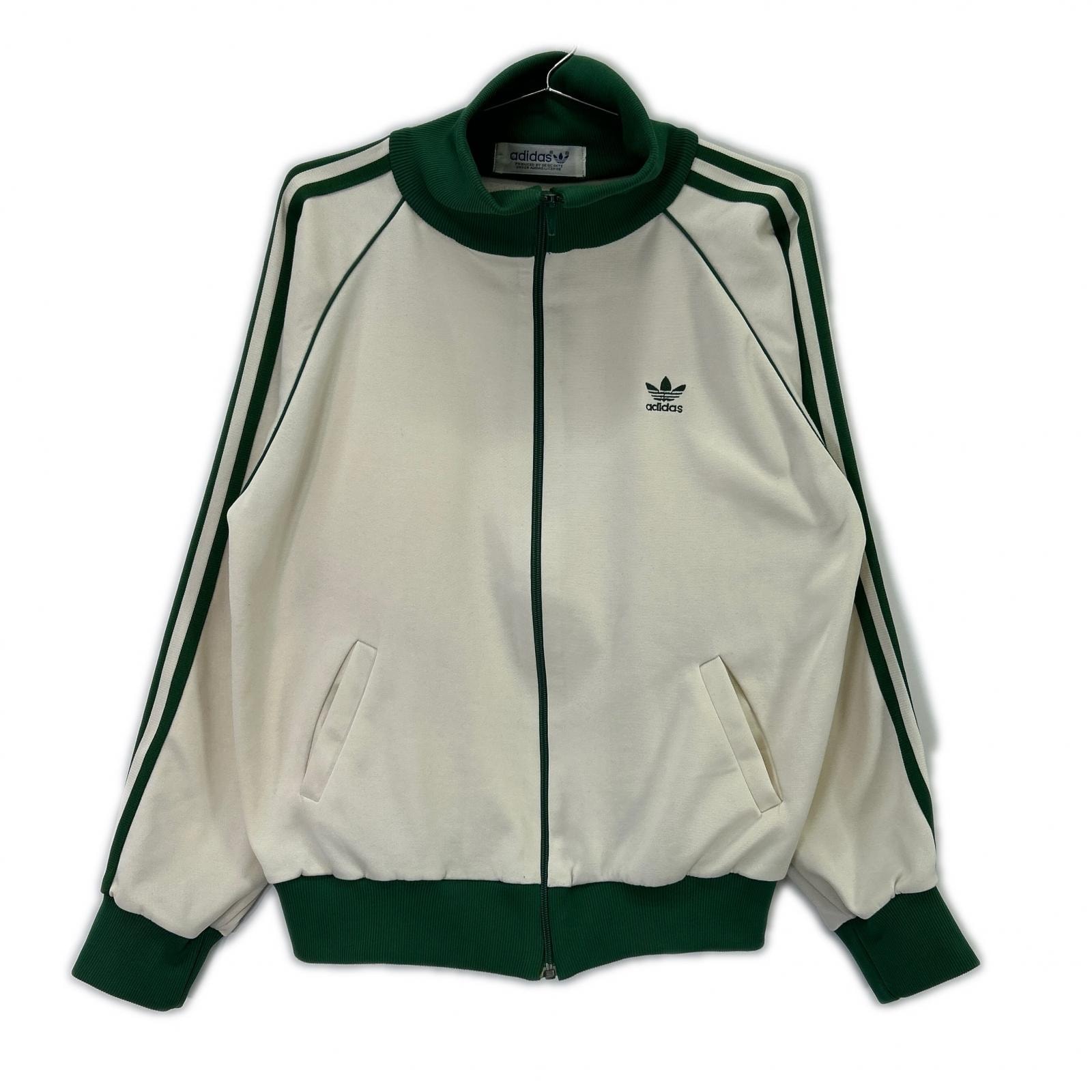 アディダス 70s デサント ホワイト トラックジャケット M