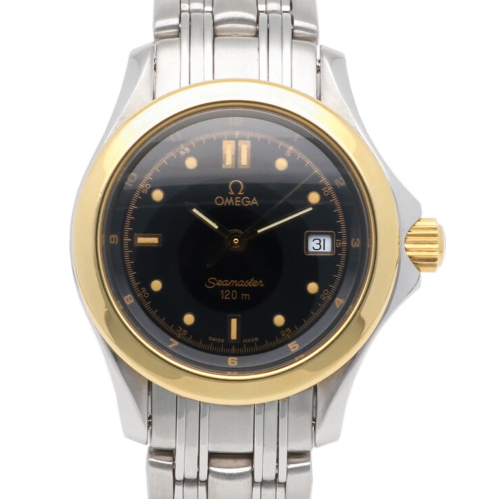 オメガ シーマスター120 腕時計 時計 ステンレススチール クオーツ レディース 1年保証 OMEGA 中古