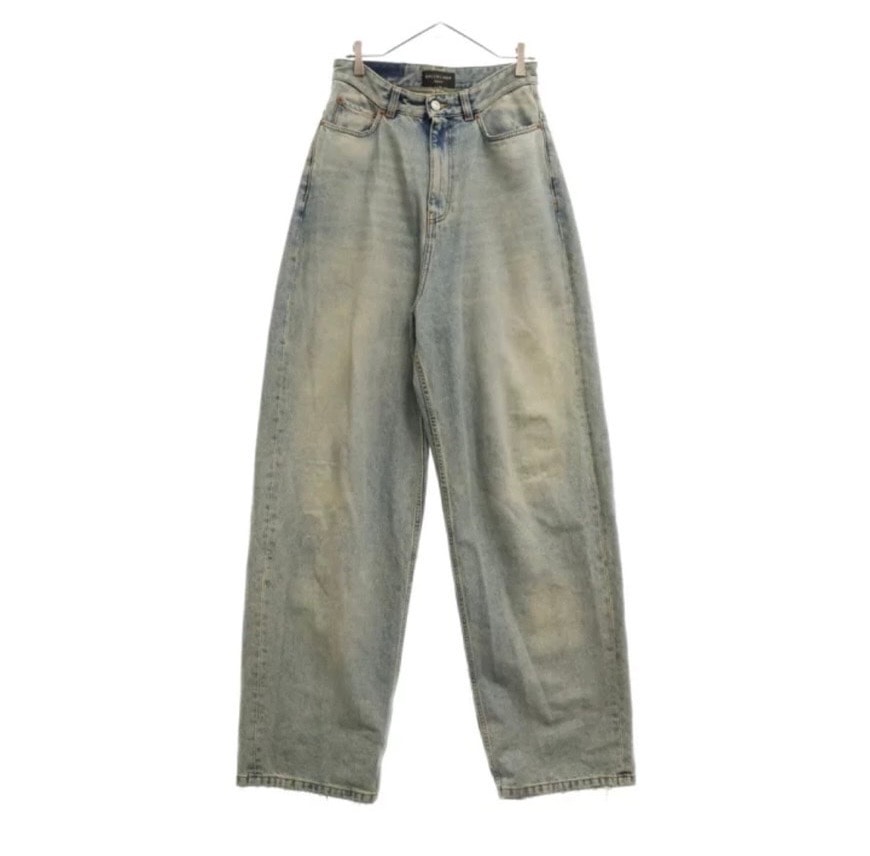 BALENCIAGA Pull Up Pants "Blue"