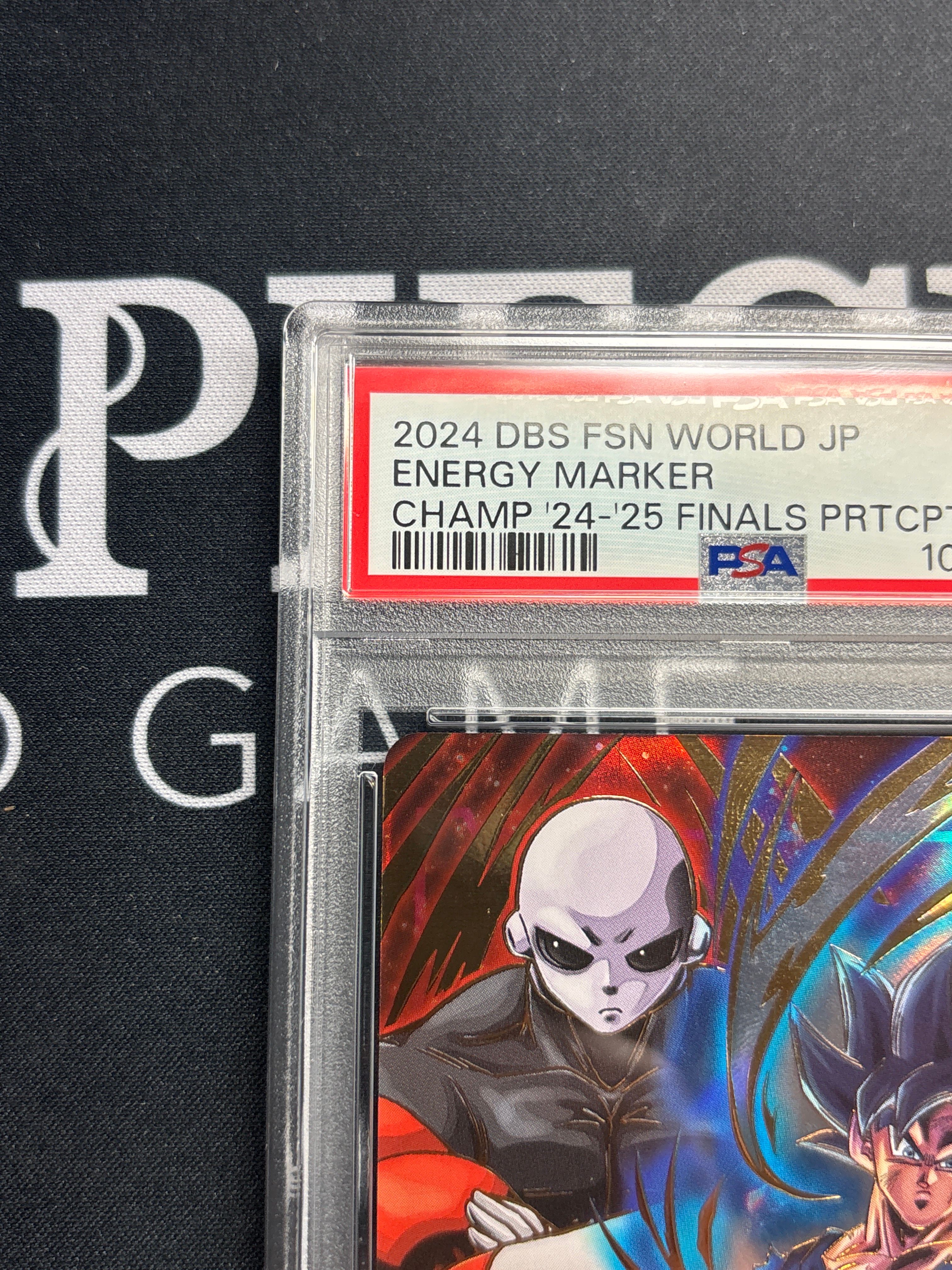 PSA 10]Energy Marker(Son Goku & Jiren) [E-07](FUSION WORLD