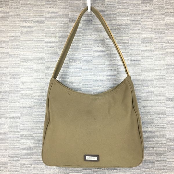 LAUREN/ローレン ラルフローレン 肩掛け/ハンドバッグ オリーブ ロゴ 管NO.YB21-5